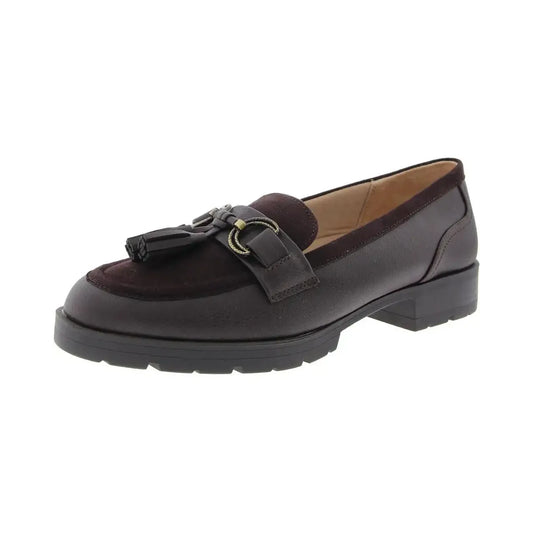 Mocasines LifeStride Logan Dark Chocolate Tumbled para mujer - perspectiva