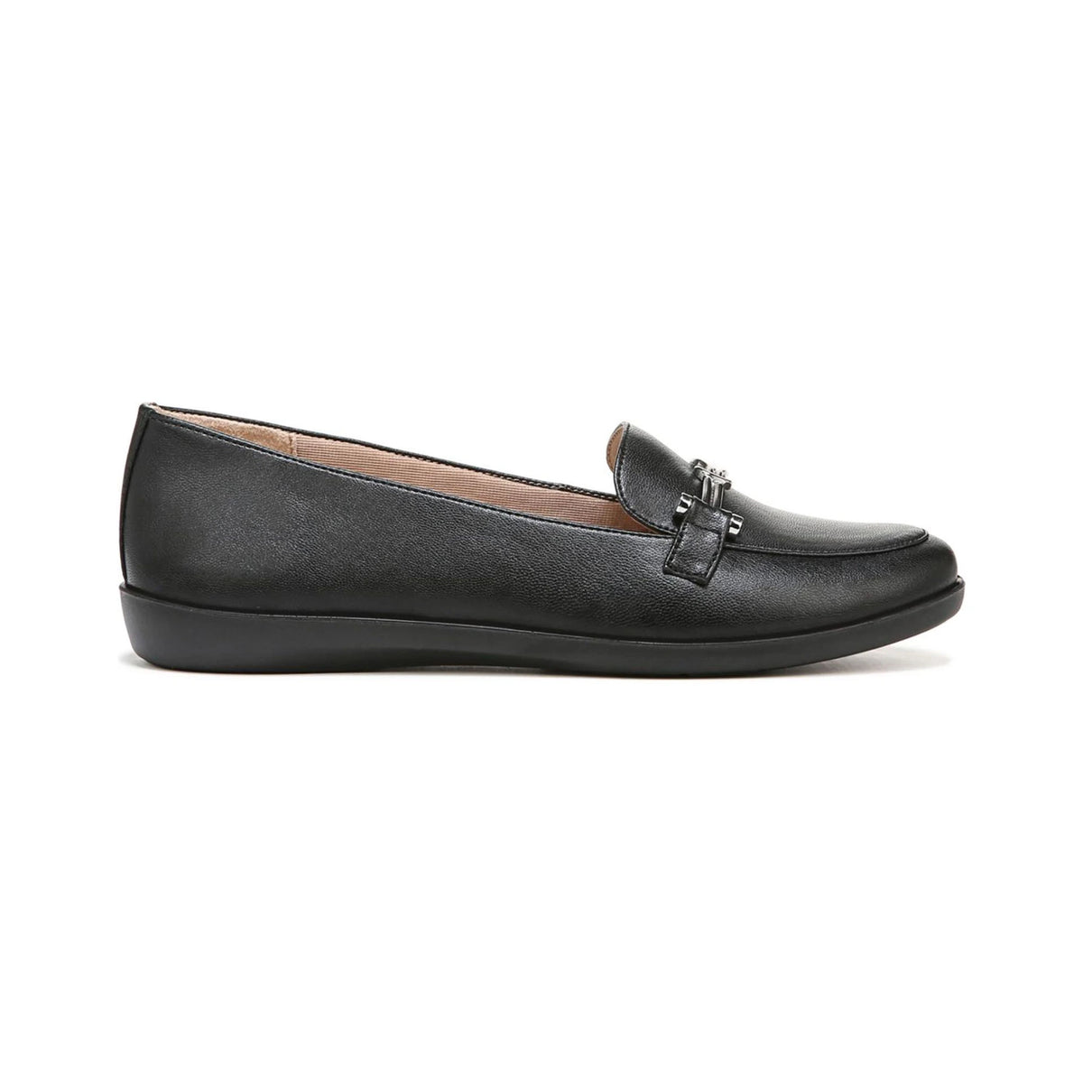 Mocasines LifeStride Nominate Black Lizard para mujer - lateral