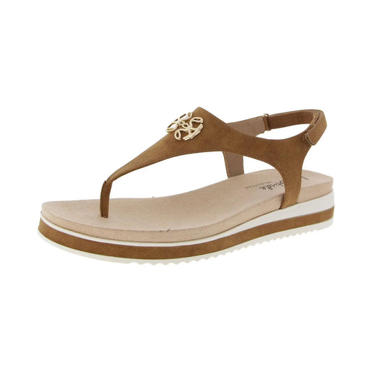 Sandalias LifeStride Zeeta Tan Smooth para mujer - perspectiva