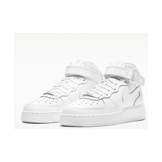 Tenis casuales Nike AIR FORCE 1 MID (GS) Blanco Niños