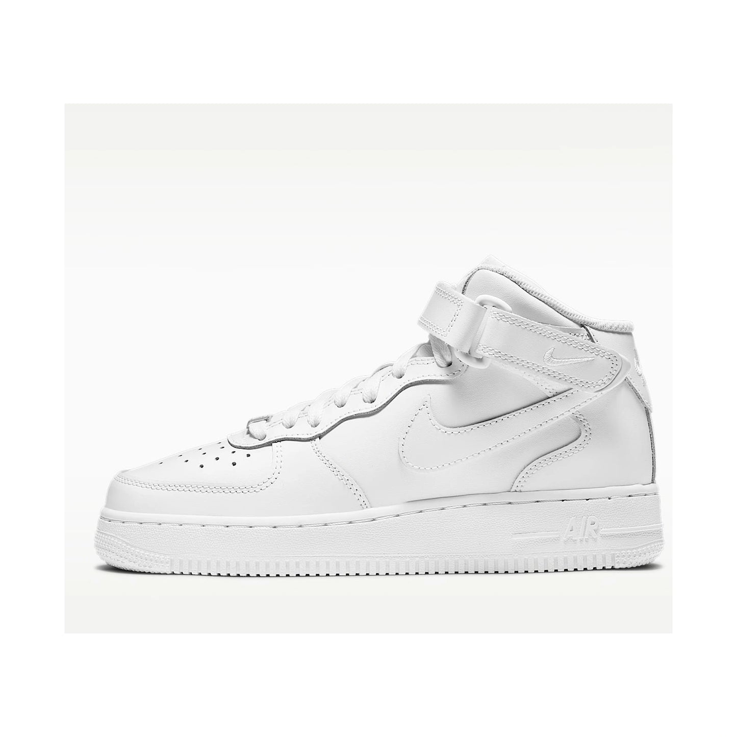 Tenis casuales Nike AIR FORCE 1 MID (GS) Blanco Niños