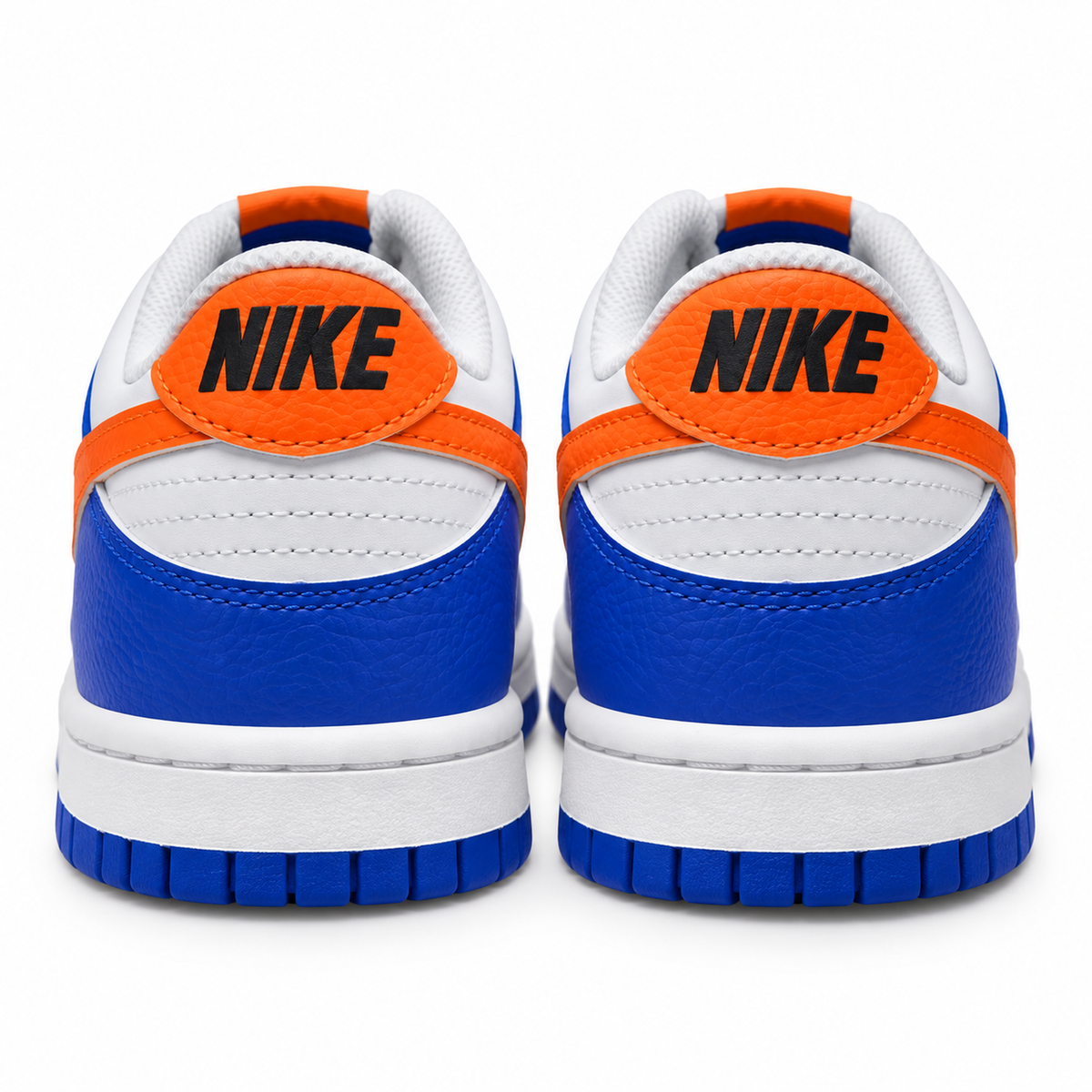 Tenis casuales Nike DUNK LOW GS Azul, naranja y blanco Niños