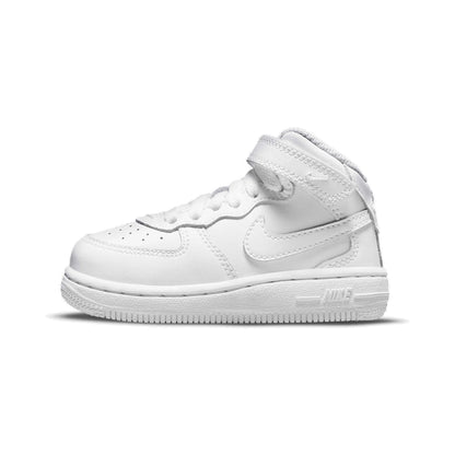 Tenis casuales Nike FORCE 1 MID LE (TD) Blanco Niños