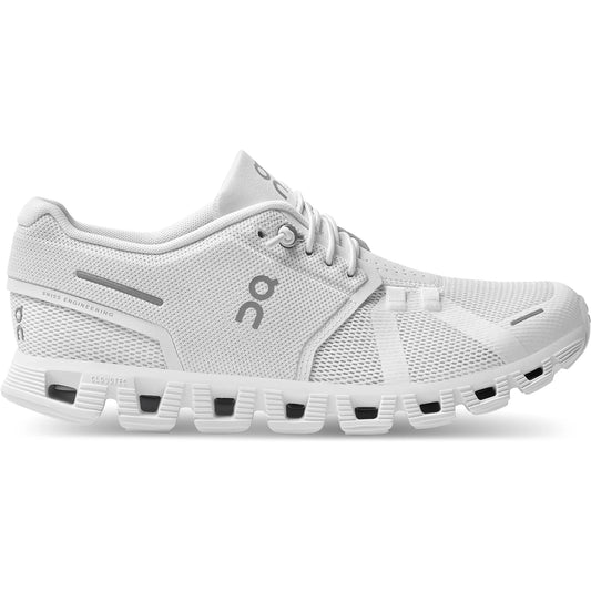 Tenis Casuales On Cloud 5 All White Mujer