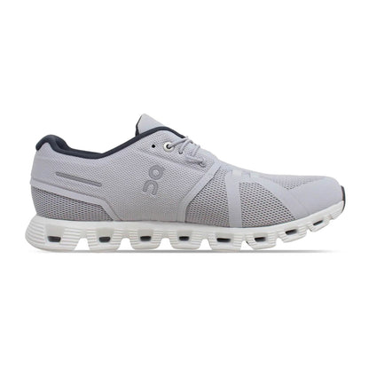 Tenis Casuales Impermeables On Cloud 5 Waterproof Glacier White Hombre