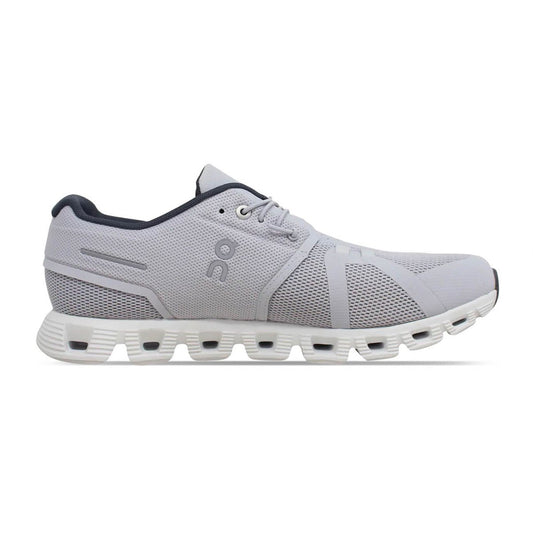 Tenis Casuales Impermeables On Cloud 5 Waterproof Glacier White Hombre