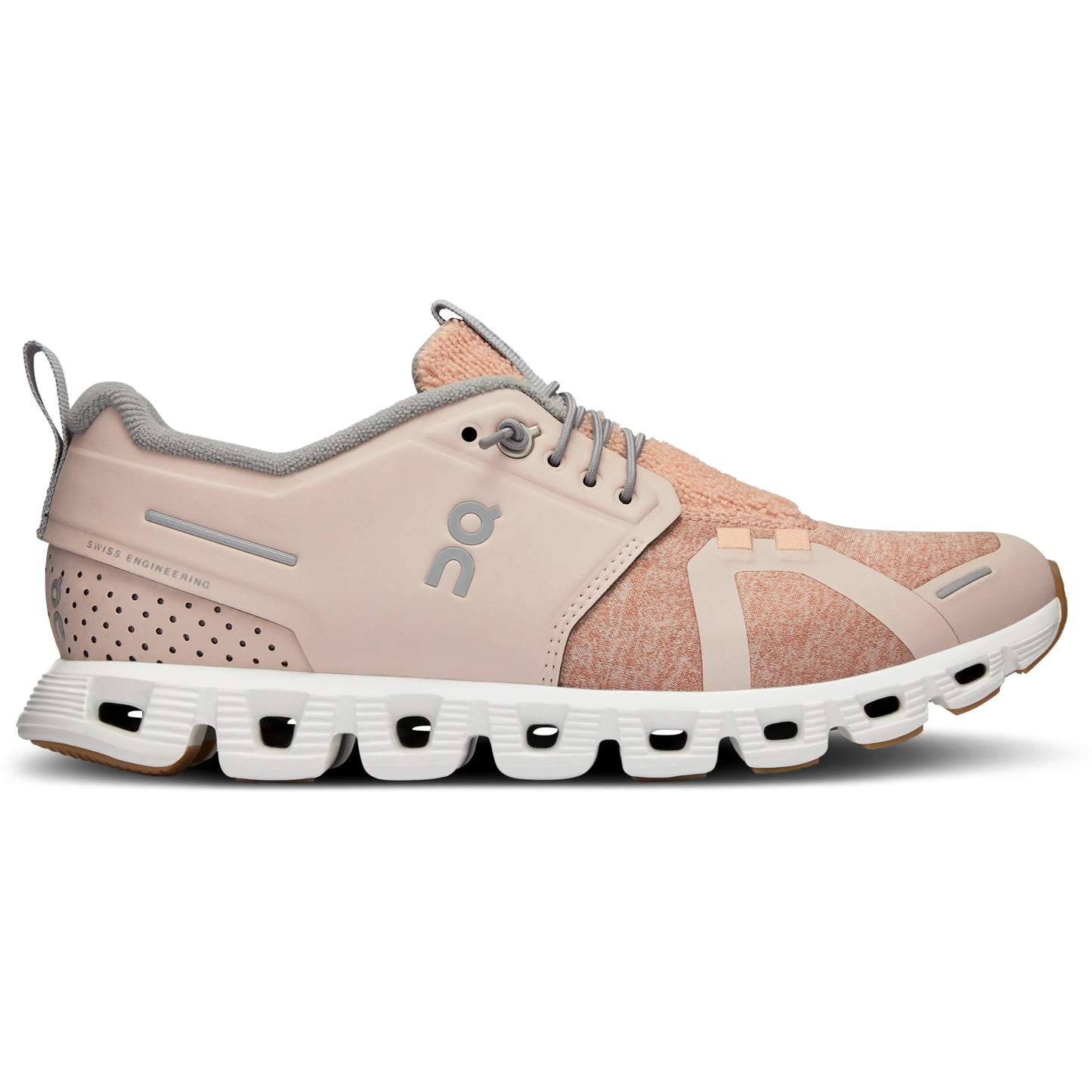 Tenis Casuales On Cloud 5 Terry Doe White Mujer