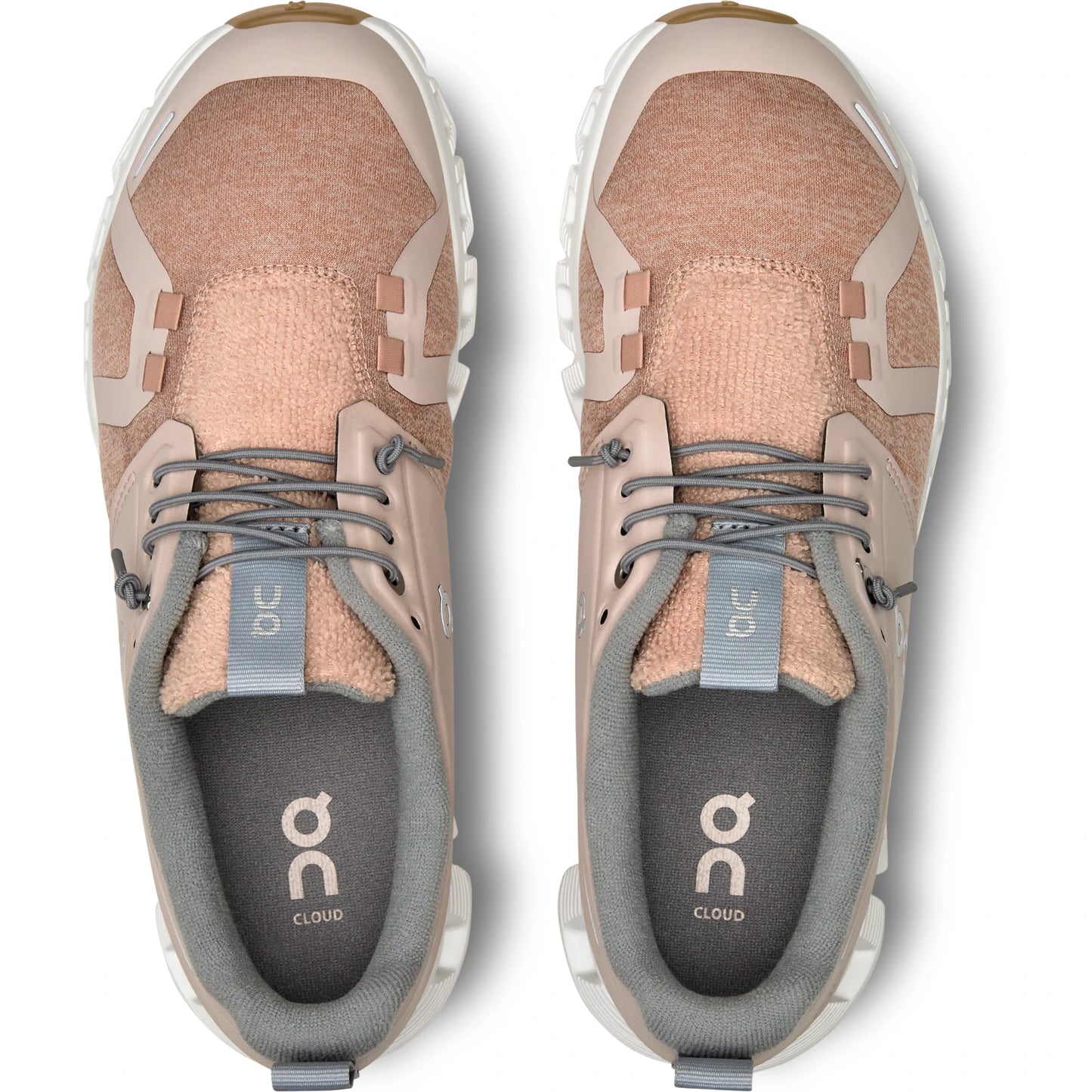 Tenis Casuales On Cloud 5 Terry Doe White Mujer