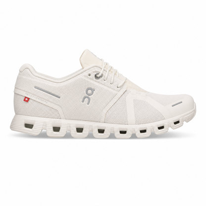 Tenis Casuales On Cloud 5 Undyed White Mujer