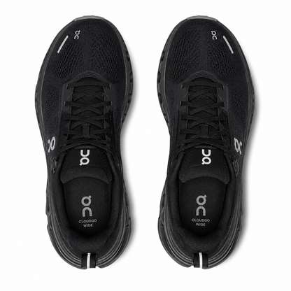 Tenis para Correr On Cloudgo Wide Black Eclipse Mujer