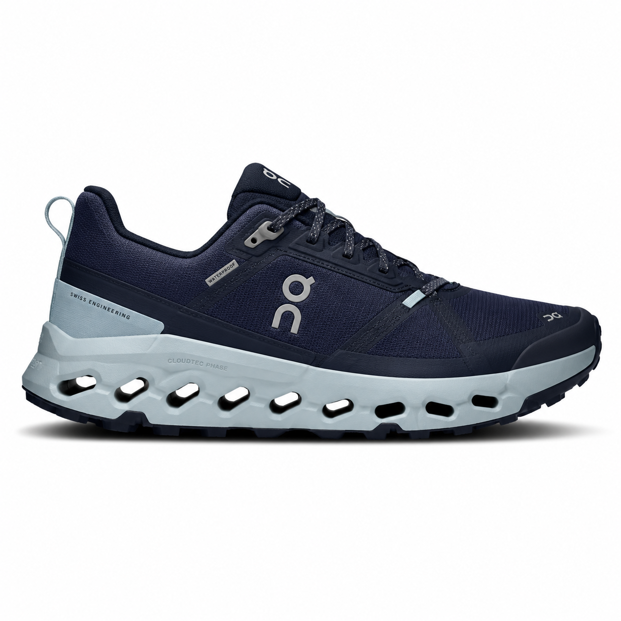 Tenis Impermeables de Senderismo On Cloudhorizon Midnight Glacier Mujer