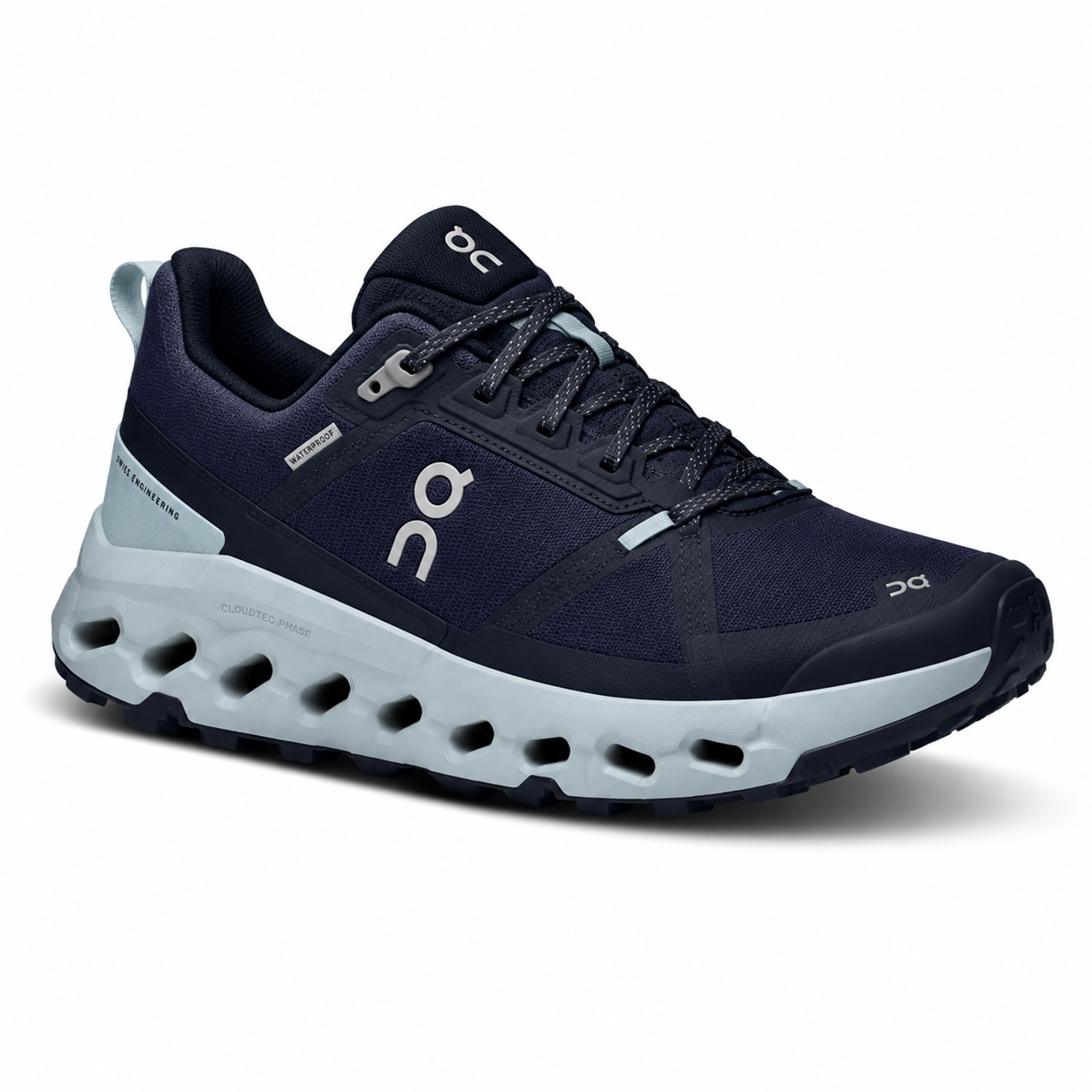 Tenis Impermeables de Senderismo On Cloudhorizon Midnight Glacier Mujer