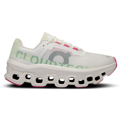 Tenis para Correr On Cloudmonster White Lima Mujer