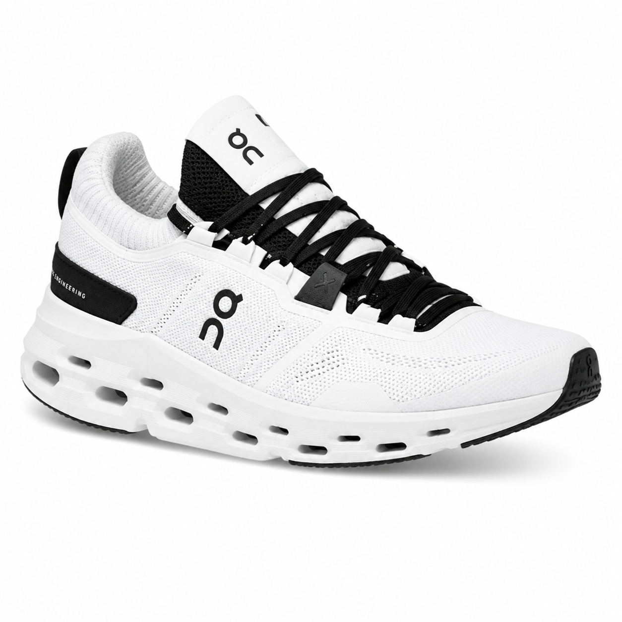 Tenis de Entrenamiento On Cloudnova X White Black Mujer