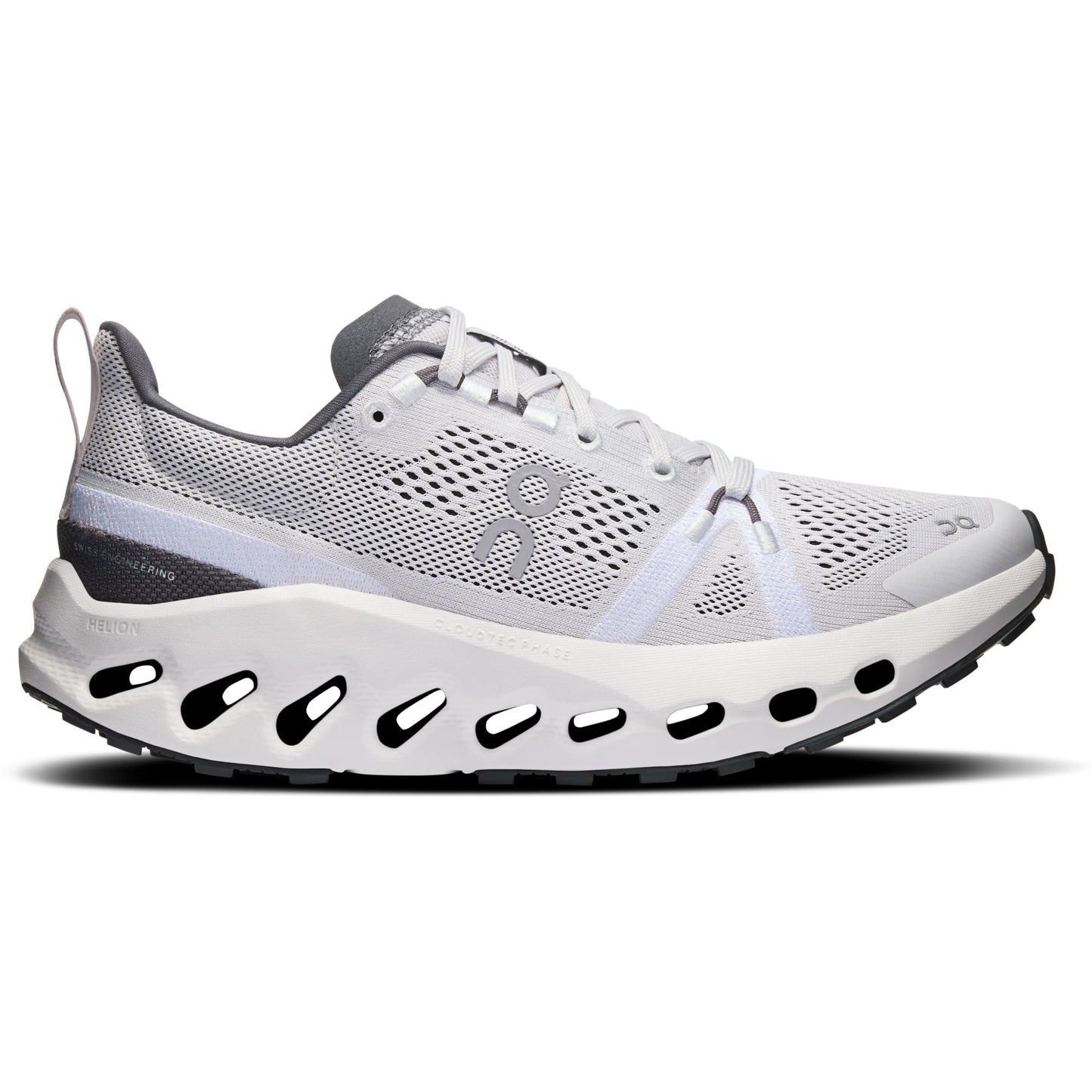 Tenis de Trail Running On Cloudsurfer Trail Frost White Mujer
