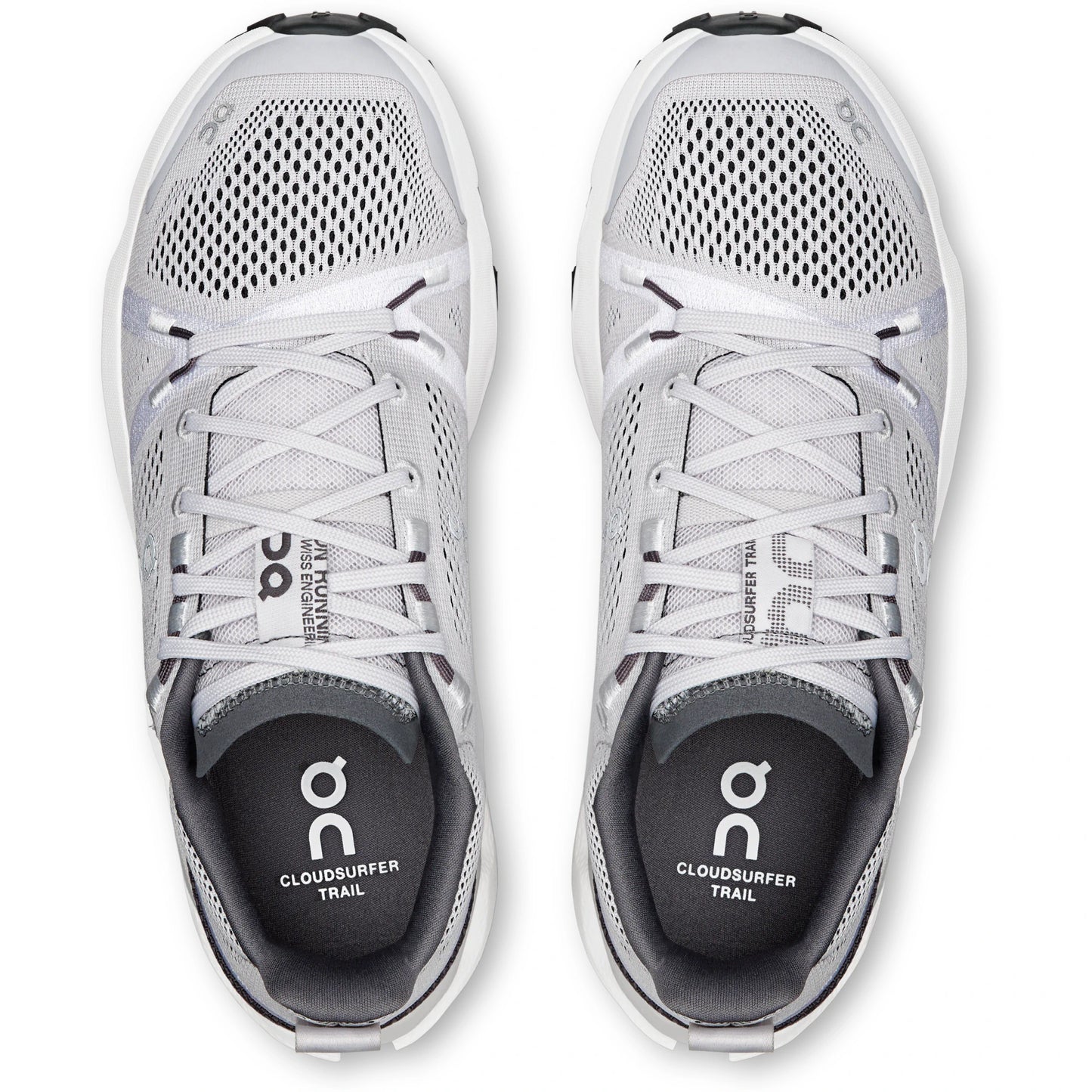 Tenis de Trail Running On Cloudsurfer Trail Frost White Mujer