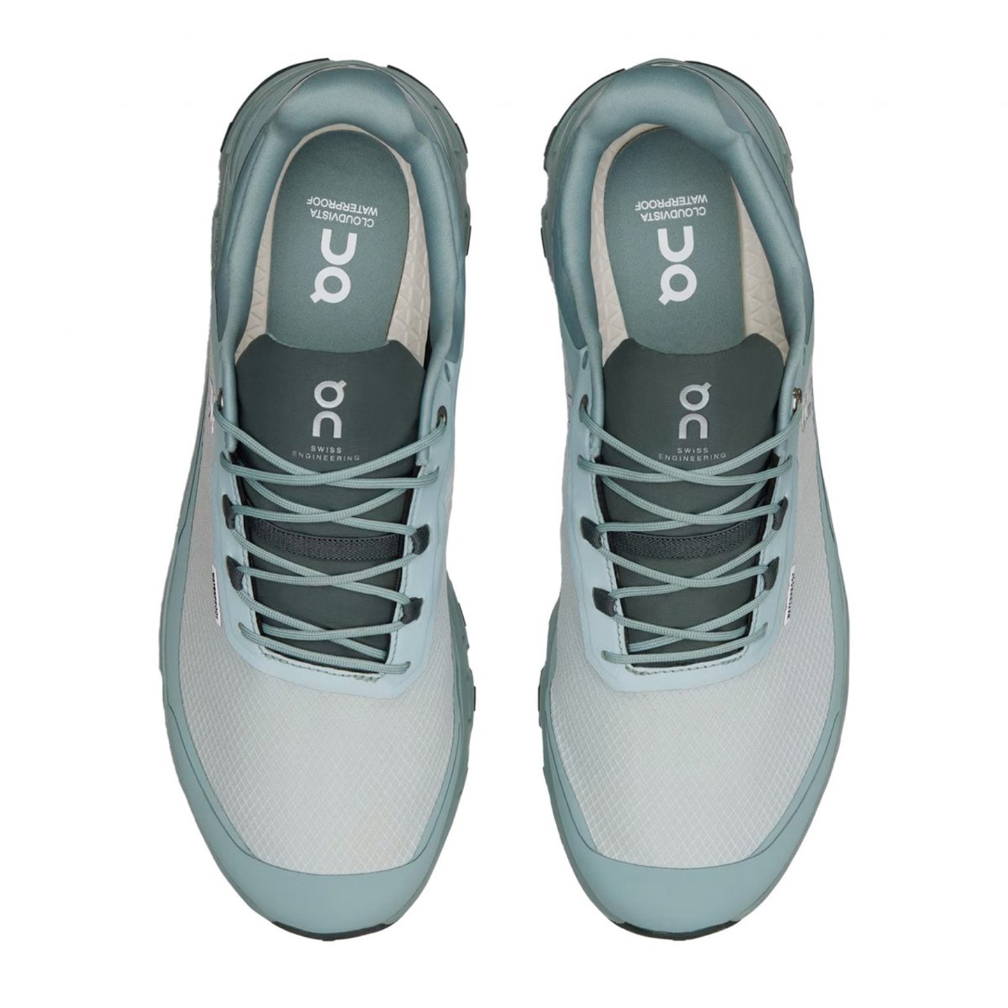 Tenis de Trail Running Impermeables On Cloudvista Waterproof Glacier Cobble Hombre