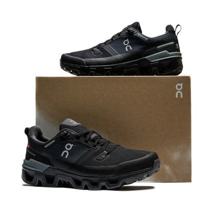 Tenis de senderismo On Cloudwander Waterproof Black Eclipse para hombre - detalle