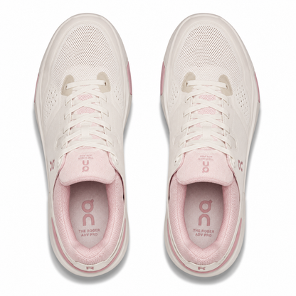 Tenis para Deportes de Raqueta On THE ROGER Advantage Pro Ivory Pink Mujer