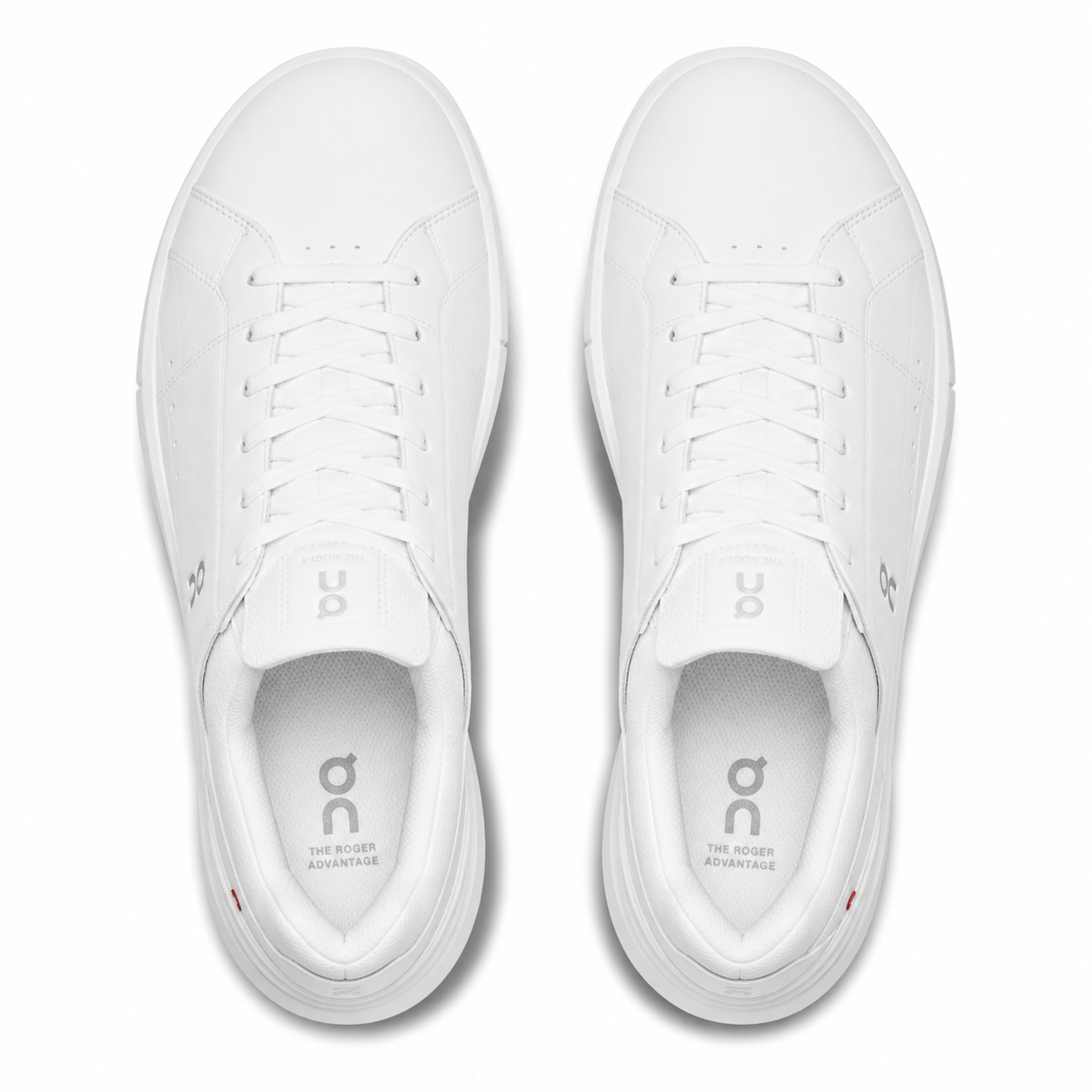 Tenis Casuales On THE ROGER Advantage All White Mujer