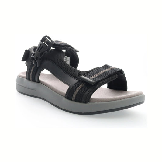 Tenis casuales Propét ELI Negro y gris Hombre