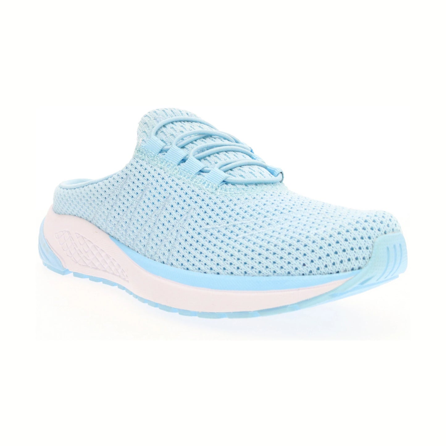 Zapatos sin agujetas Propét TOUR KNIT SLIDE Azul cielo Mujer