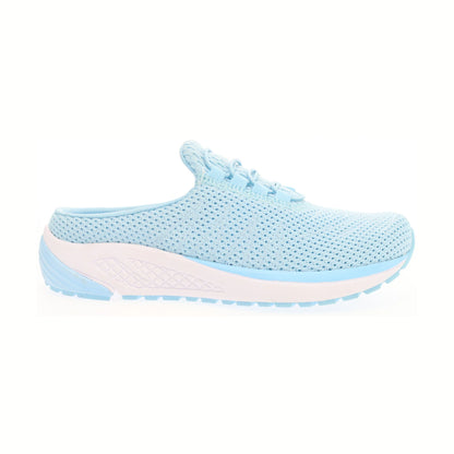 Zapatos sin agujetas Propét TOUR KNIT SLIDE Azul cielo Mujer