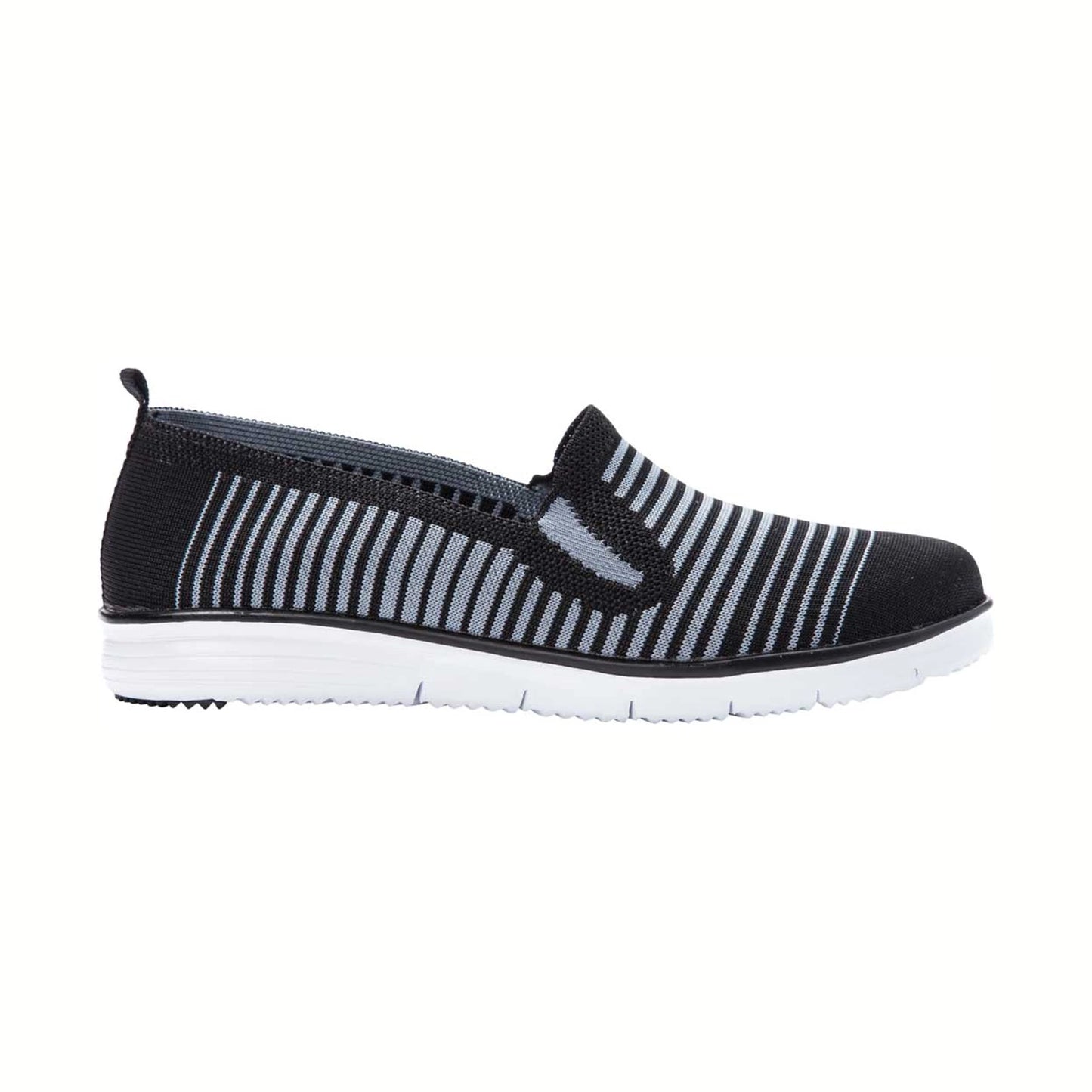 Zapatos sin agujetas Propét TRAVELFIT SLIPON Negro y gris Mujer