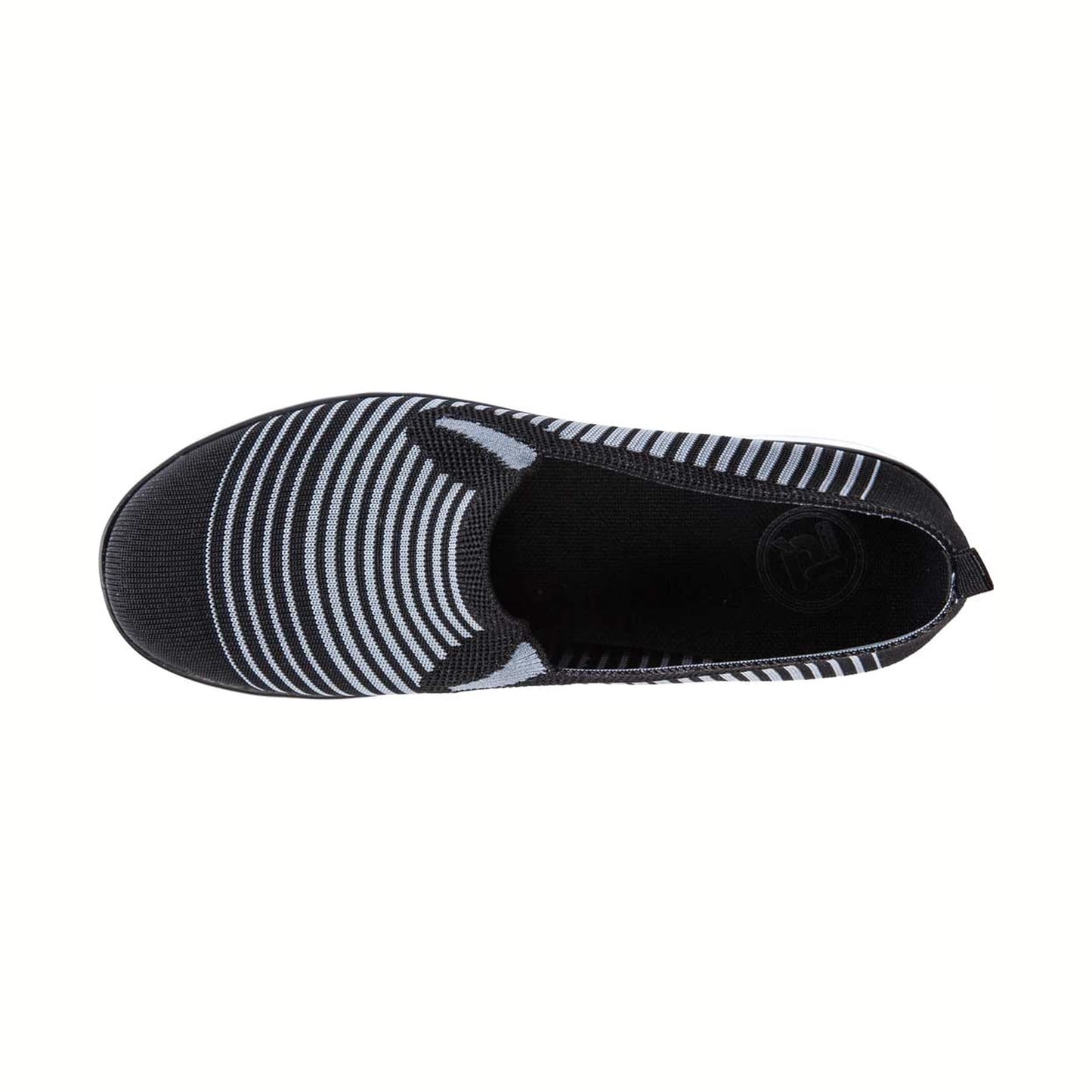 Zapatos sin agujetas Propét TRAVELFIT SLIPON Negro y gris Mujer
