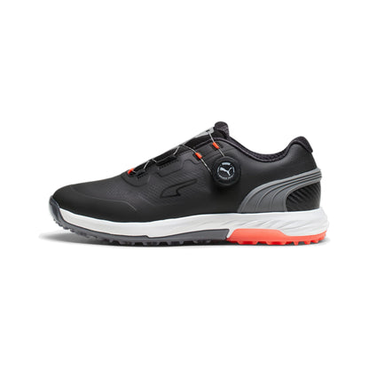 Zapatos de Golf Puma Alphacat Nitro DISC Black Quiet Shade Red Blast Hombre