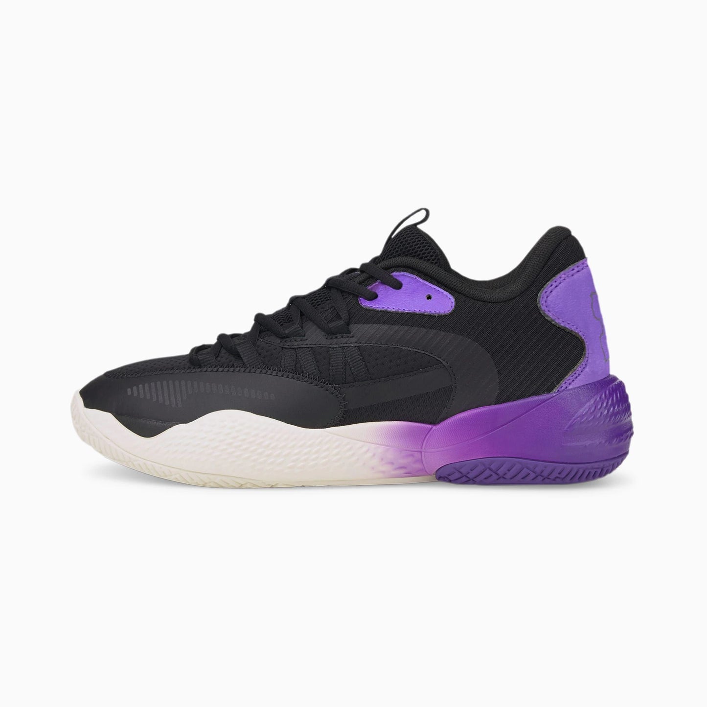 Tenis de Basquetbol Puma x The Batman Court Rider 2.0 Catwoman Black Heliotrope Mujer