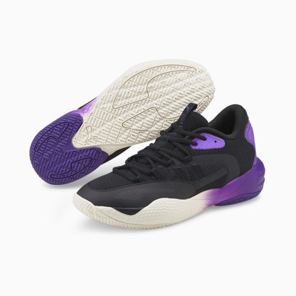 Tenis de Basquetbol Puma x The Batman Court Rider 2.0 Catwoman Black Heliotrope Mujer