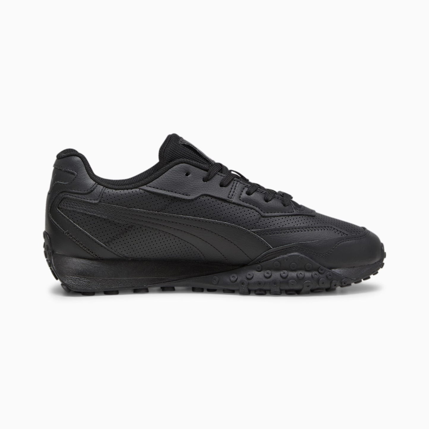 Tenis Puma Blktop Rider Leather Black Shadow Gray Infantil Unisex