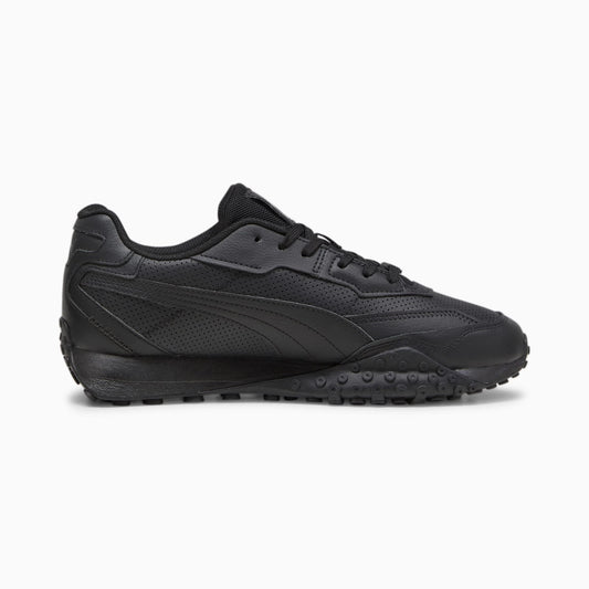 Tenis Puma Blktop Rider Leather Black Shadow Gray Infantil Unisex