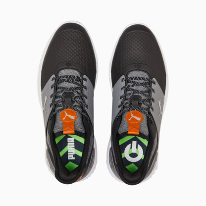 Zapatos de Golf Puma Ignite Elevate Wide Black Quiet Shade Gum Hombre
