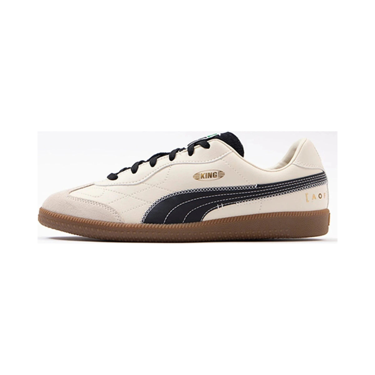Puma King 21 IT x Art of Football Alpine Snow Black Gold - lateral