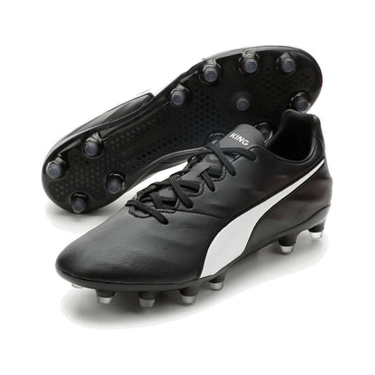 Tacos de Futbol Puma King Pro 21 SL FG Black White Hombre