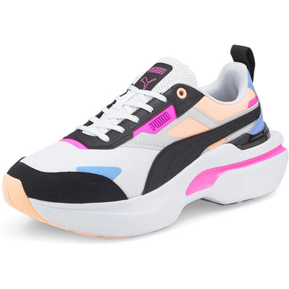 Tenis Puma Kosmo Rider Bright White Gray Violet Mujer