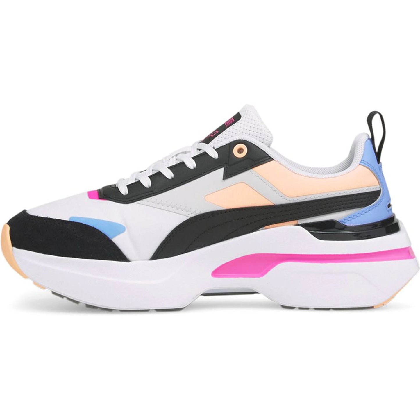 Tenis Puma Kosmo Rider Bright White Gray Violet Mujer