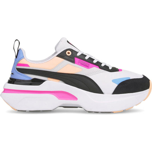 Tenis Puma Kosmo Rider Bright White Gray Violet Mujer