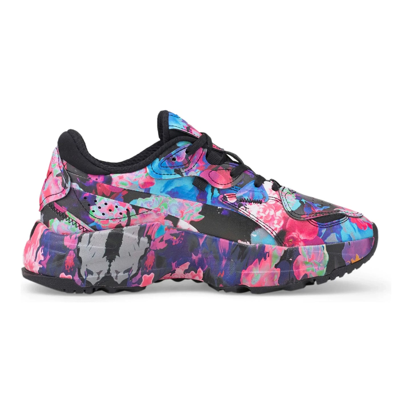 Tenis Puma Orkid Intense Floral Black Deep Orchid Mujer