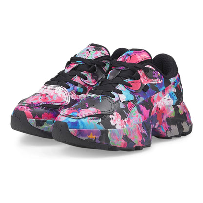 Tenis Puma Orkid Intense Floral Black Deep Orchid Mujer