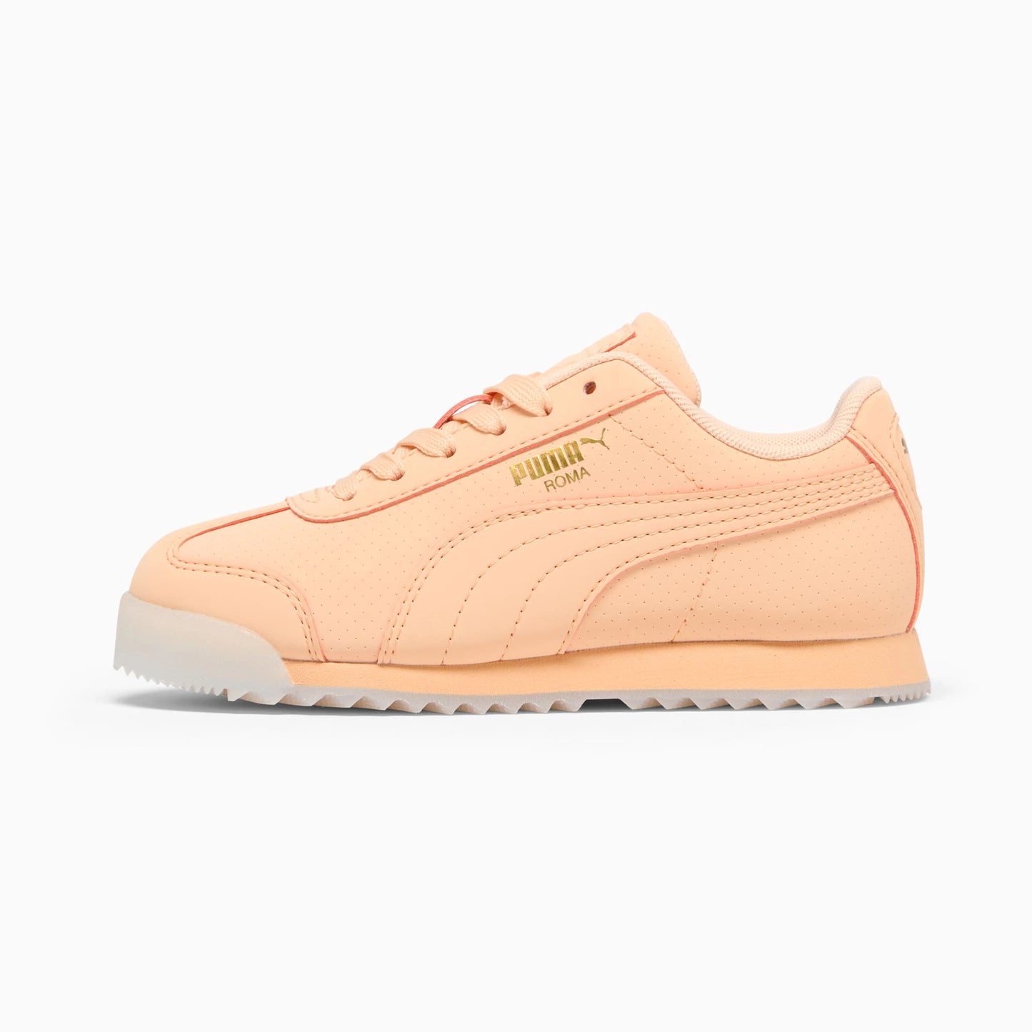 Tenis Puma Roma Reversed Mist PS Peach Fizz Icy Blue Niño
