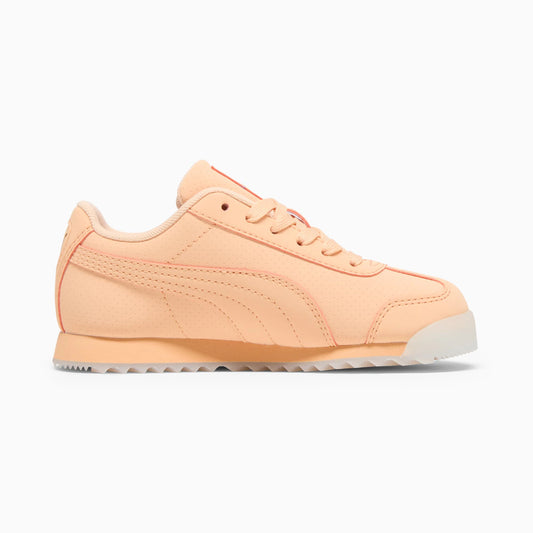 Tenis Puma Roma Reversed Mist PS Peach Fizz Icy Blue Niño