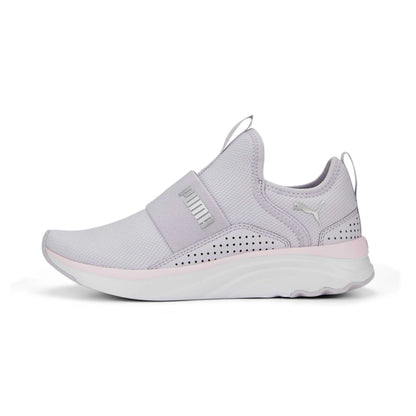 Tenis Puma Softride Sophia Slip-On Spring Lavender Silver Niña
