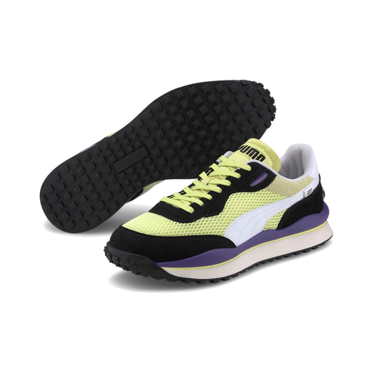 Tenis Puma Style Rider Stream On Sunny Lime Black Hombre