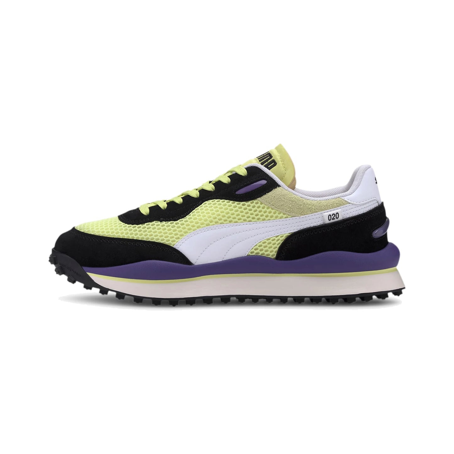 Tenis Puma Style Rider Stream On Sunny Lime Black Hombre