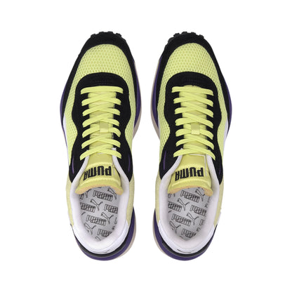 Tenis Puma Style Rider Stream On Sunny Lime Black Hombre