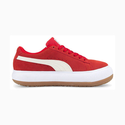 Tenis Puma Suede Mayu High Risk Red Puma White Gum Mujer