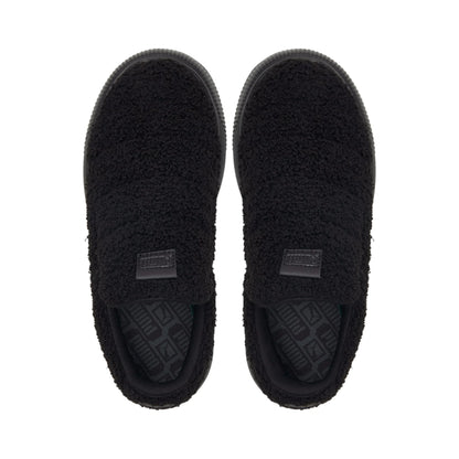 Tenis Puma Suede Mayu Slip-On Teddy Black Mujer